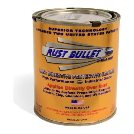 Rust Bullet Llc Rust Bullet Industrial Formula Rust Inhibitive Coating Quart Can RB13